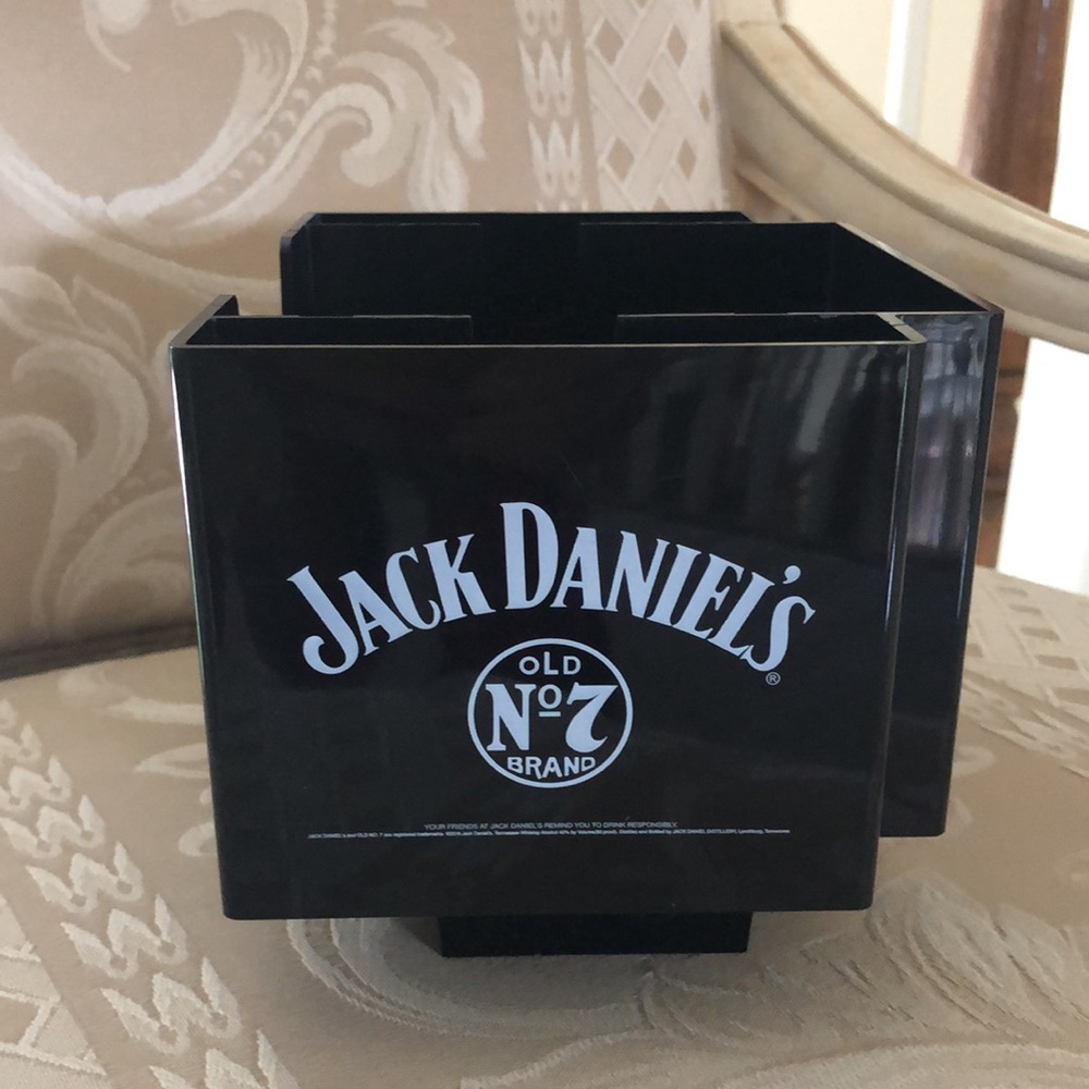 Jack Daniel's Bruins Plastic Napkins/Straws Bar Caddy NEW IN PACKAGE! - Picture 2 of 8